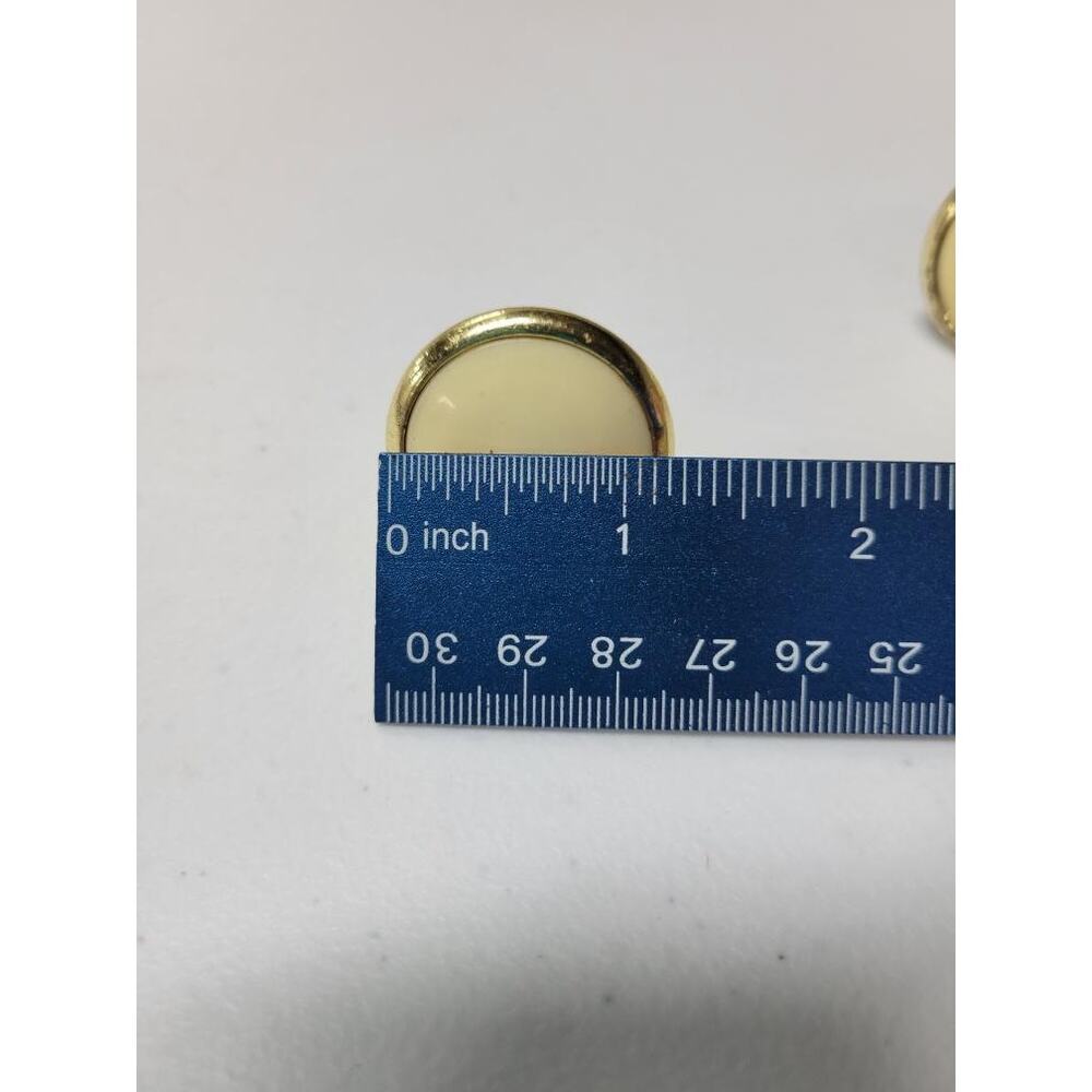 ✨ Set of 4 Gold Round Cabinet Knobs w/ Screws VTG Style Brass Look Drawer Pulls - Picture 12 of 12